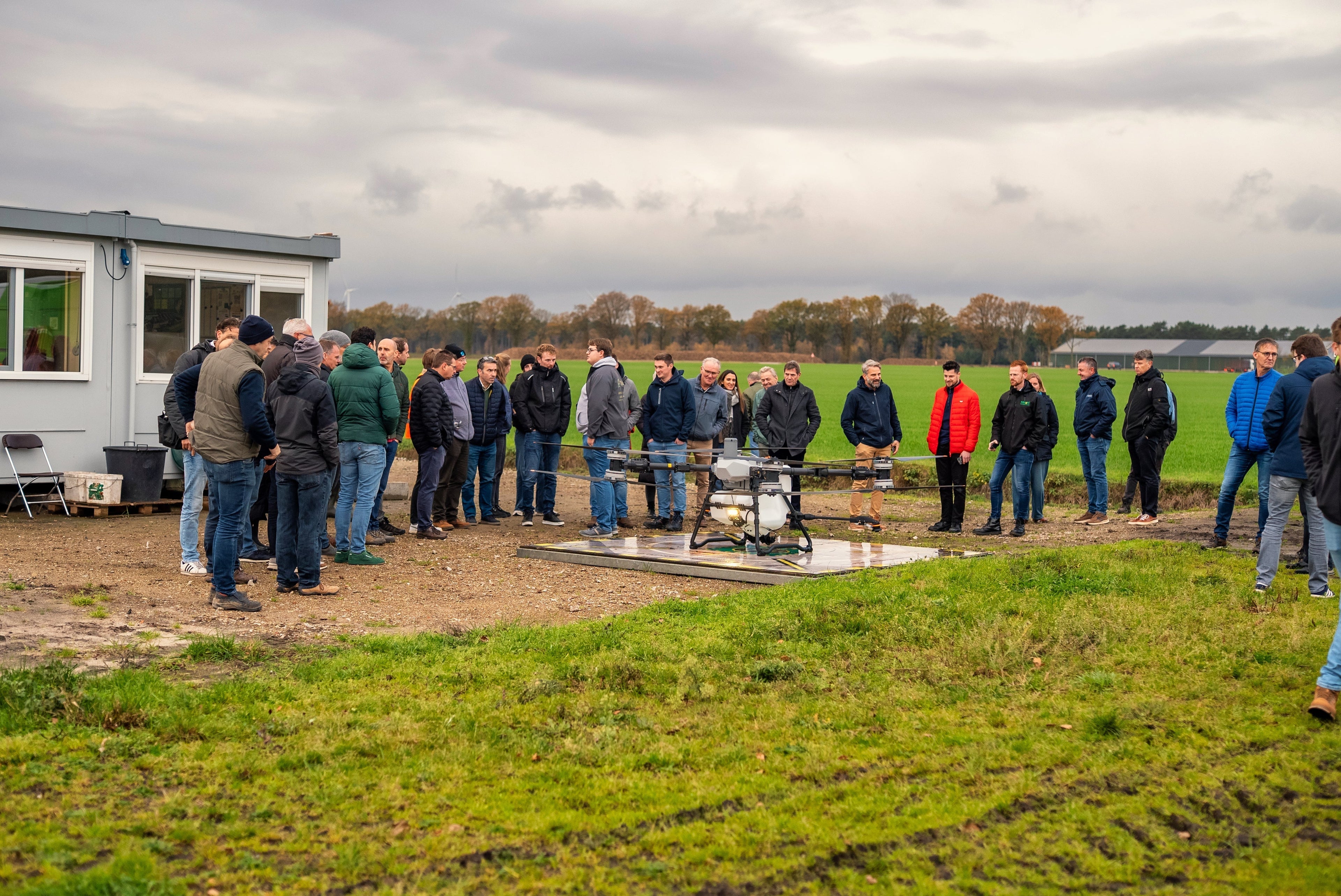 DJI Agriculture toont de nieuwe Agras T100 tijdens Agri-Drone Show